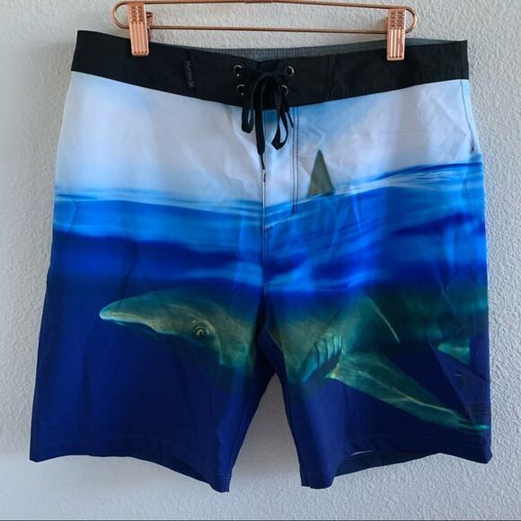 Hurley Phantom Clark Little Shark Board Shorts 29 - Picture 1 of 8